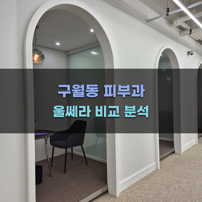 구월동 피부과 울쎄라 비교 분석